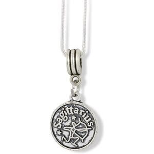 Sagittarius Astrology Horoscope Charm Snake Chain Necklace